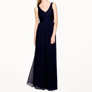 J. Crew Navy Blue Prom Dress